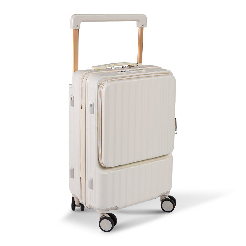 5つのホイール、大容量、フロントオープニング、頑丈、サイレント、ファッショナブルな旅行用荷物を備えたSGGトロリー荷物